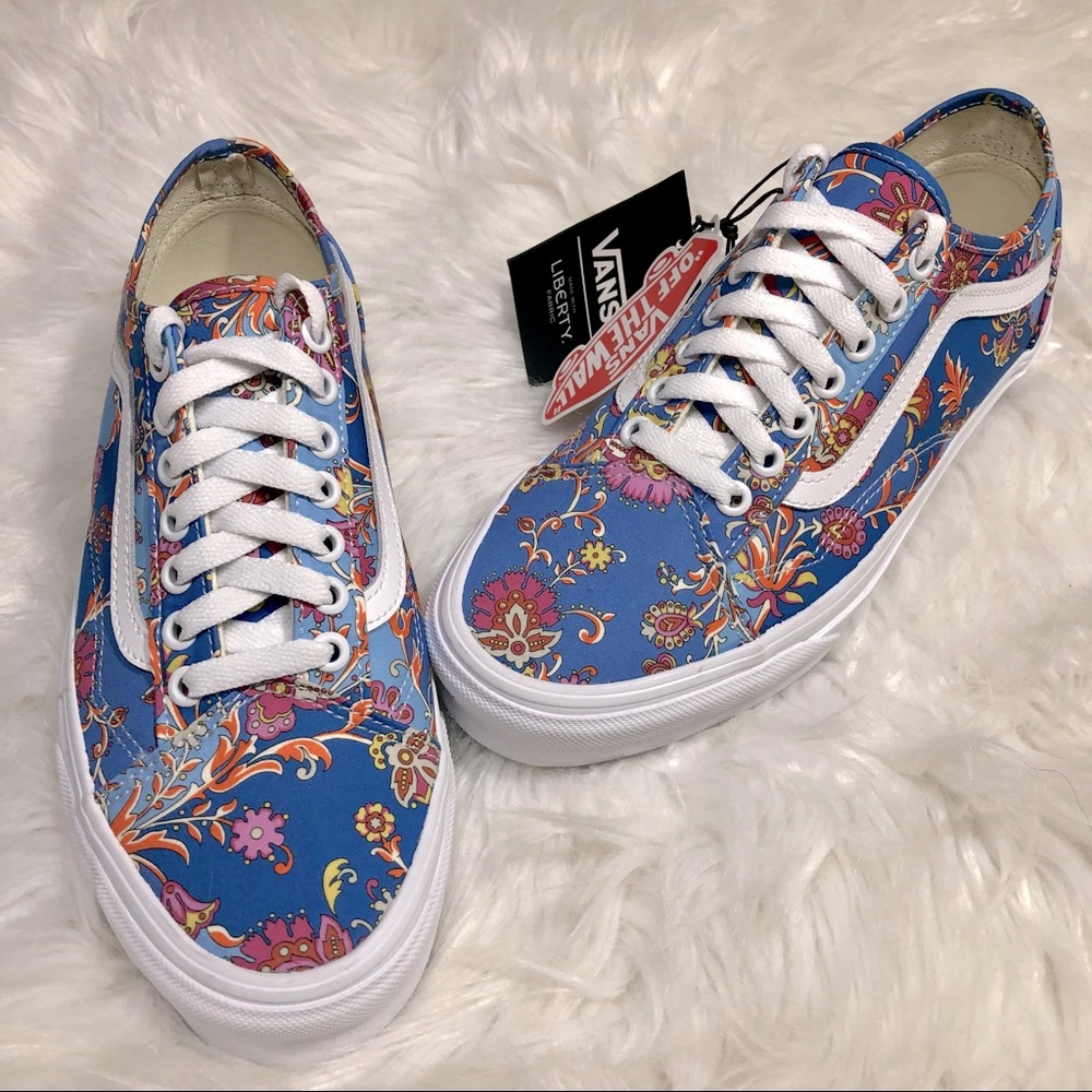 🇬🇧NWT!!! Vans x Liberty of London Fabrics Old Skool Tapered Floral Womens 9